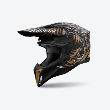 Casco Airoh WRAAAP CYBORG MATT
