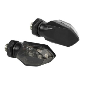 Frecce moto Micro, indicatori di direzione - 12V LED - Nero
