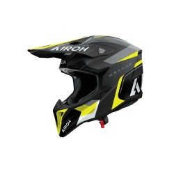 Casco Airoh WRAAAP CONQUER JAUNE MAT | Accueil | Magasins Moto