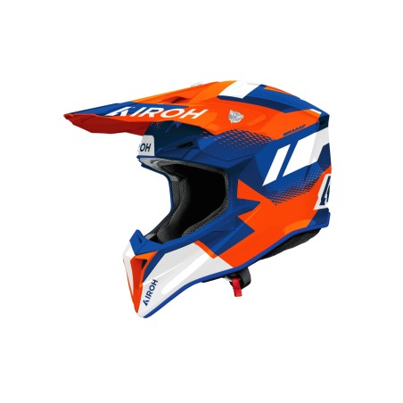 Casco Airoh WRAAAP VISION  ORANGE/BLUE GLOSS