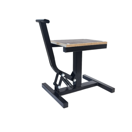 CrossPro Central Motorcycle Stand with Wooden Plate, 150 kg | Home | Motostores