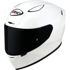 Suomy TRACK-1 full-face helmet, white, with a free visor | Home | Motostores