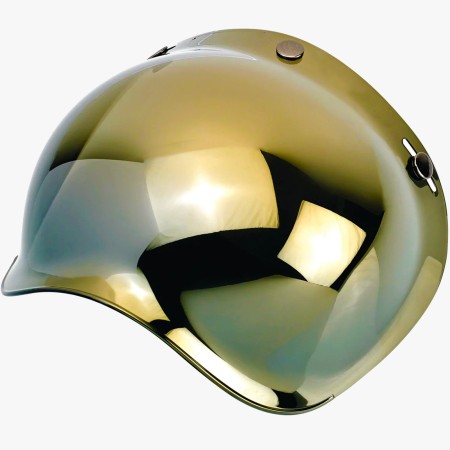 Reclining bubble visor for three-button jet helmets, custom cafe racers | Home | Motostores
