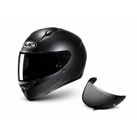 Hjc C10 casco integrale nero opaco con 2 visiere comprese