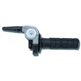 TOMMASELLI Comando Gas in Alluminio FORMULA con manopole nere chiuse incluse