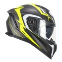 CASCO INTEGRALE CGM 311G BLAST SPORT Nero Giallo fluo opaco