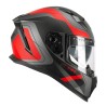 CASCO INTEGRALE CGM 311R BLAST RACE Antracite Rosso opaco
