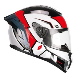 CGM 330S RIOT SPACE FULL FACE HELMET (White, Black, Red) | Home | Motostores