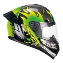 CASCO INTEGRALE CGM 330R RIOT RIPPER Nero Verde Giallo fluo