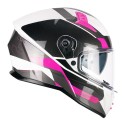 CASCO INTEGRAL CGM 333G ONYX SPORT, Gris, Rosa Fluorescente | Inicio | Motostores