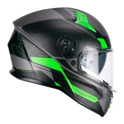 CGM 333G ONYX SPORT KACIGA ZA CIJELO LICE, mat fluorescentno zeleno-siva | Početna | Motostoresi