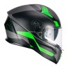 CGM 333G ONYX SPORT KACIGA ZA CIJELO LICE, mat fluorescentno zeleno-siva | Početna | Motostoresi