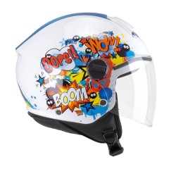 CASCO DEMI JET CGM KID 261G MINI COMICS Blu Bianco | Početna | Moto prodavaonice