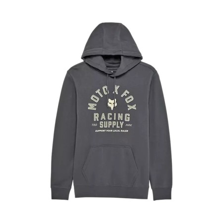 Sudadera con capucha FOX Local Racer en gris | Inicio | Motostores