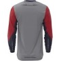 Maglia Trial Hebo Tech manica lunga rosso grigio blu new