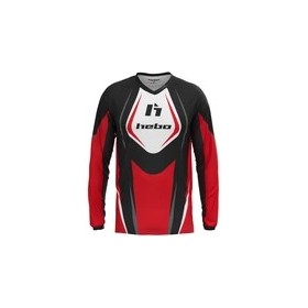 Hebo Pro Langarm-Trial-Trikot Rot