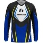 Maglia Trial Hebo Pro  manica lunga Blu-Yellow