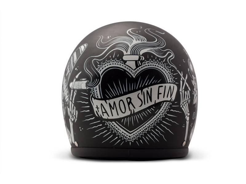 Casco_jet_vintage_DMD_custom_black_SinFin_back