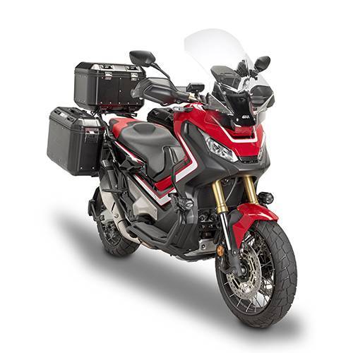 Coppia proiettori antinebbia omologati universali led alluminio nero S322 GIVI