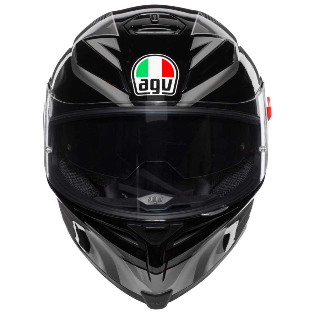 agv k5 s hurricane 2.0 integral helmet visor mirror blue black
